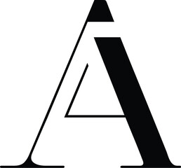 Vector A fashion logo
