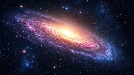 Fototapeta premium Spiral Galaxy in Deep Space