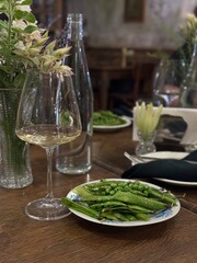 salad in a restaurant