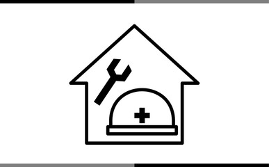 住宅の修理をイメージしたアイコン