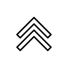 arrow iconVector illustration in black