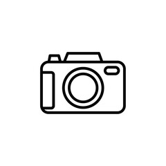 camera icon Vector illustration in black