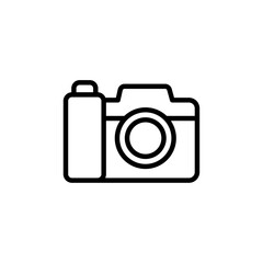 camera icon Vector illustration in black