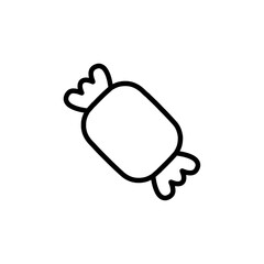 candy icon Vector illustration in black