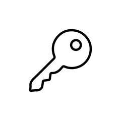 key icon Vector illustration in black