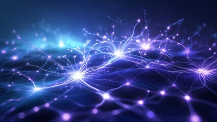 Fototapeta premium Neural Network: Artificial Intelligence and Deep Learning Concept