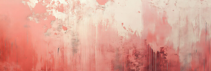 Light red wall with subtle grunge patterns illuminated by soft lighting