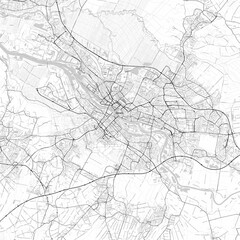 Bremen street layout blueprint in contemporary design