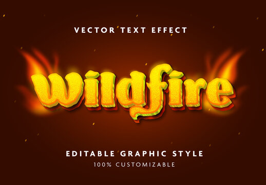 Orange And Yellow Fire Font Burning Flaming Text Effect
