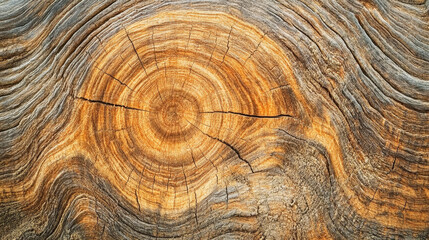 Fototapeta premium Rustic wooden plank texture showcases rich natural tones in aged wood grain detail