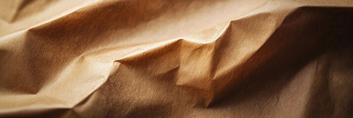 Fototapeta premium Surface texture of medium brown paper showcasing subtle grain patterns