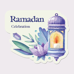Ramadan sticker design