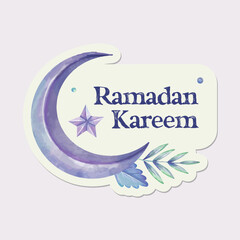 Ramadan sticker design