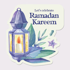 Ramadan sticker design