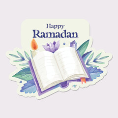 Ramadan sticker design