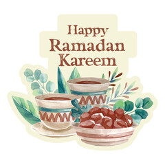 Ramadan sticker design