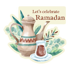 Ramadan sticker design