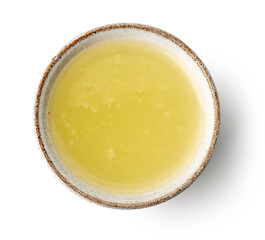 bowl of lemon juice