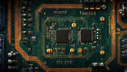 Fototapeta premium Small and mini circuit board for use