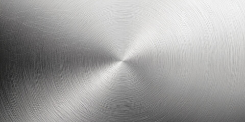Close-up of brushed metal surface showcasing smooth texture and intricate light patterns near the center