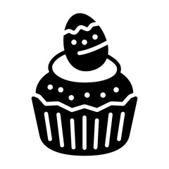 Easter Cupcake Icon