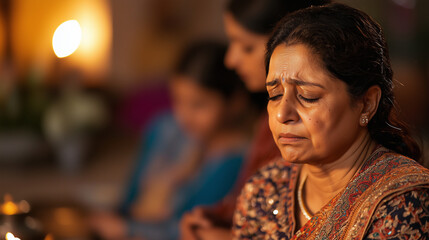 Intimate Gathering of Indian Women in Soft Natural Light