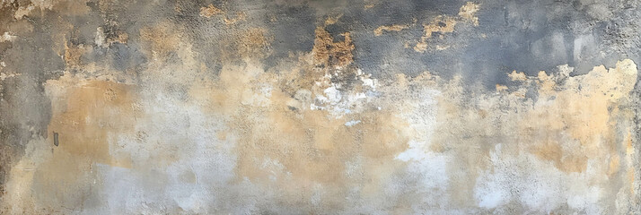 Textured wall showcasing faded pale dark gold with grunge details in an artistic presentation
