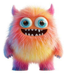 Fototapeta premium PNG Monster illustration creature colorful.