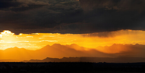 La Sal Utah mountains sunset