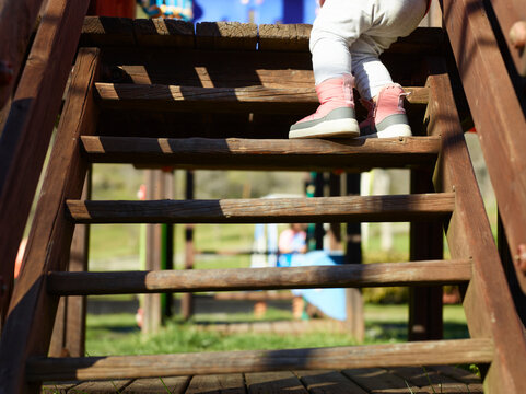 girl on the stairs