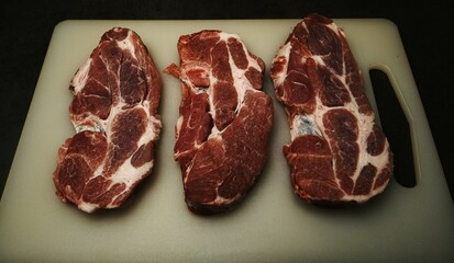 Preparing the pan and steak: seasoning, heating, and cooking to perfection. Juicy steak with a golden crust—perfect for culinary projects!