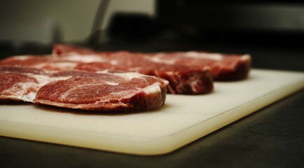 Preparing the pan and steak: seasoning, heating, and cooking to perfection. Juicy steak with a golden crust—perfect for culinary projects!