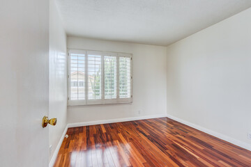 empty room with window