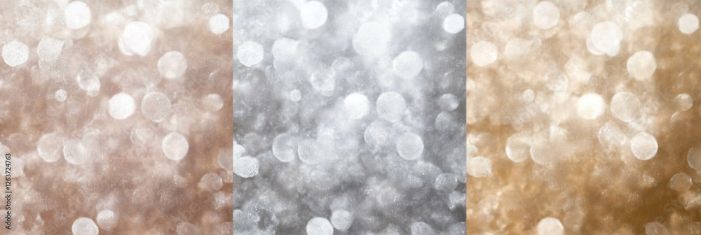 Poster stunning interplay of subtle and intense bokeh creating a sparkling light spectrum