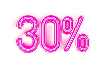 PNG Neon promotion discount vibrant.