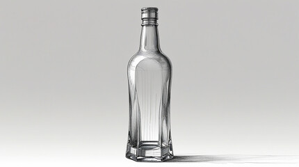 Bottle for mockup with new design