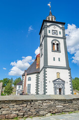 Church in the mining town of Roros, Norway