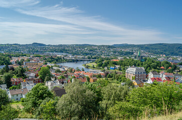Aerial view of Trondheim, Norway