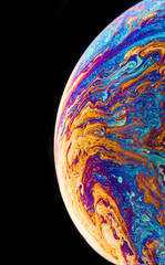 Close-up Of A Soap Bubble