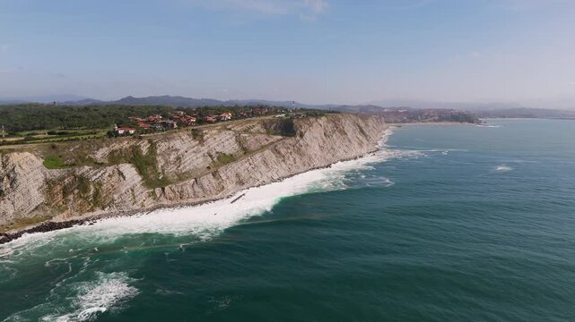 Punta Galea Region near Bilbao In the Basque Country