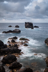 Long exposure by the coast of Arucas, Las Palmas, Spain