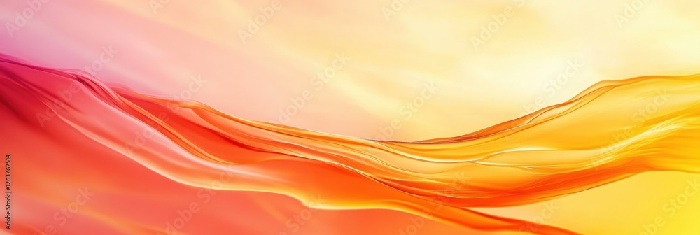 Leinwandbilder Swirling colors merge in a dynamic display of warm hues at sunset creating a mesmerizing abstract art piece. Generative AI