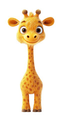 Fototapeta premium PNG Giraffe illustration cartoon animal.