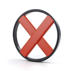 Red X Symbol: Design, Meaning & Use