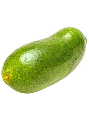 Discover Vibrant Green Avocado, Ripe and Ready, Isolated on Black Background, Perfect for Recipes & Designs.