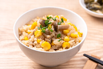 鶏そぼろ炊き込みご飯