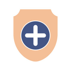 Fototapeta premium healt protection icons symbol vector elements for infographic web