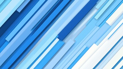 Obraz premium Modern geometric stripes create a soft blue background, perfect for presentations and technology concepts.