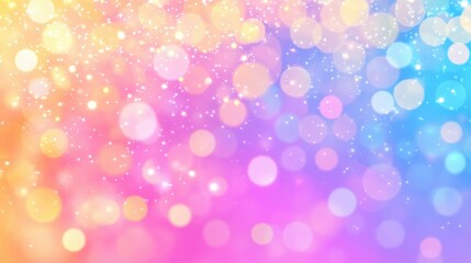 Obraz premium A mesmerizing holographic backdrop with sparkles and festive blurs, perfect for adding a touch of magic to your designs.
