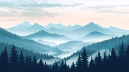 Obraz premium landscape mountain nature